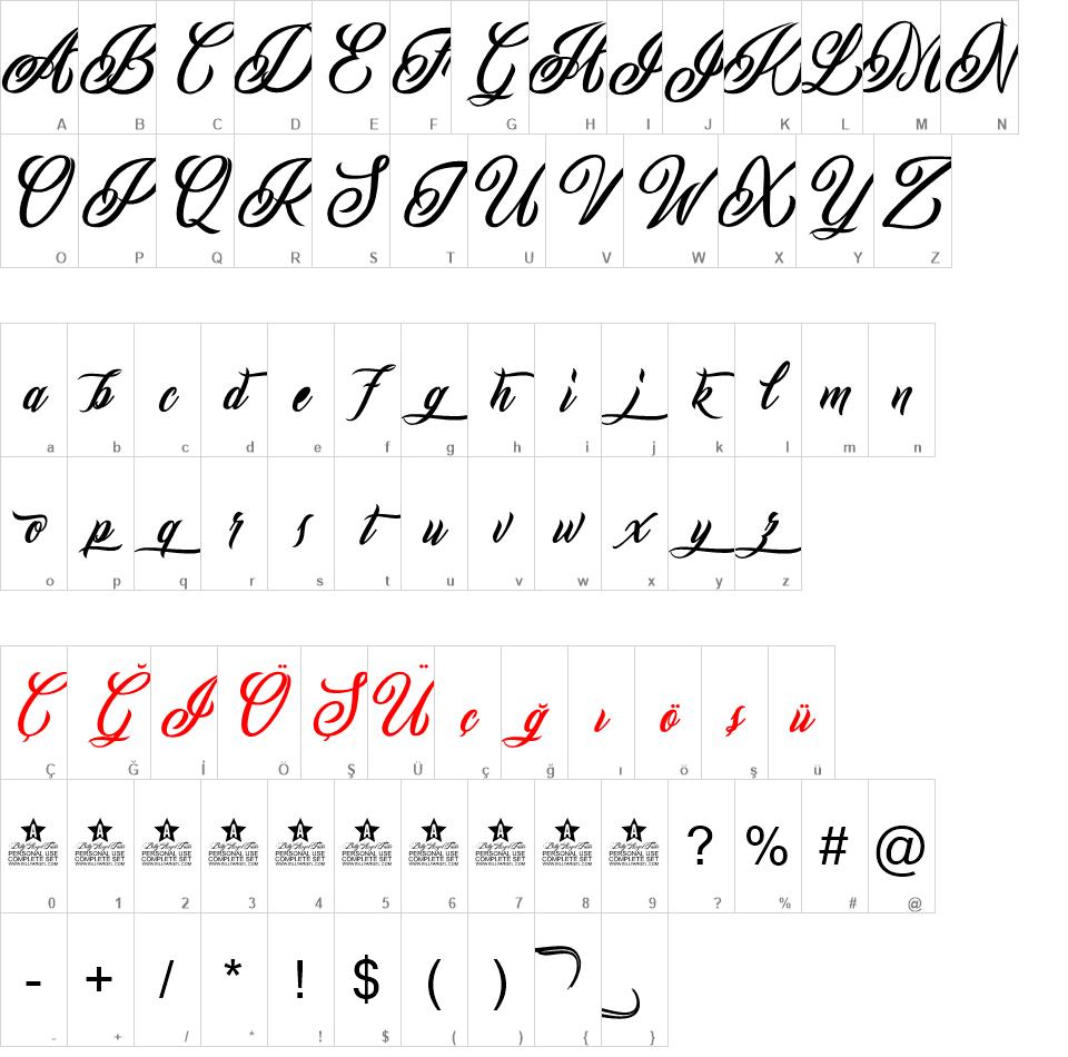 Inked Skin font